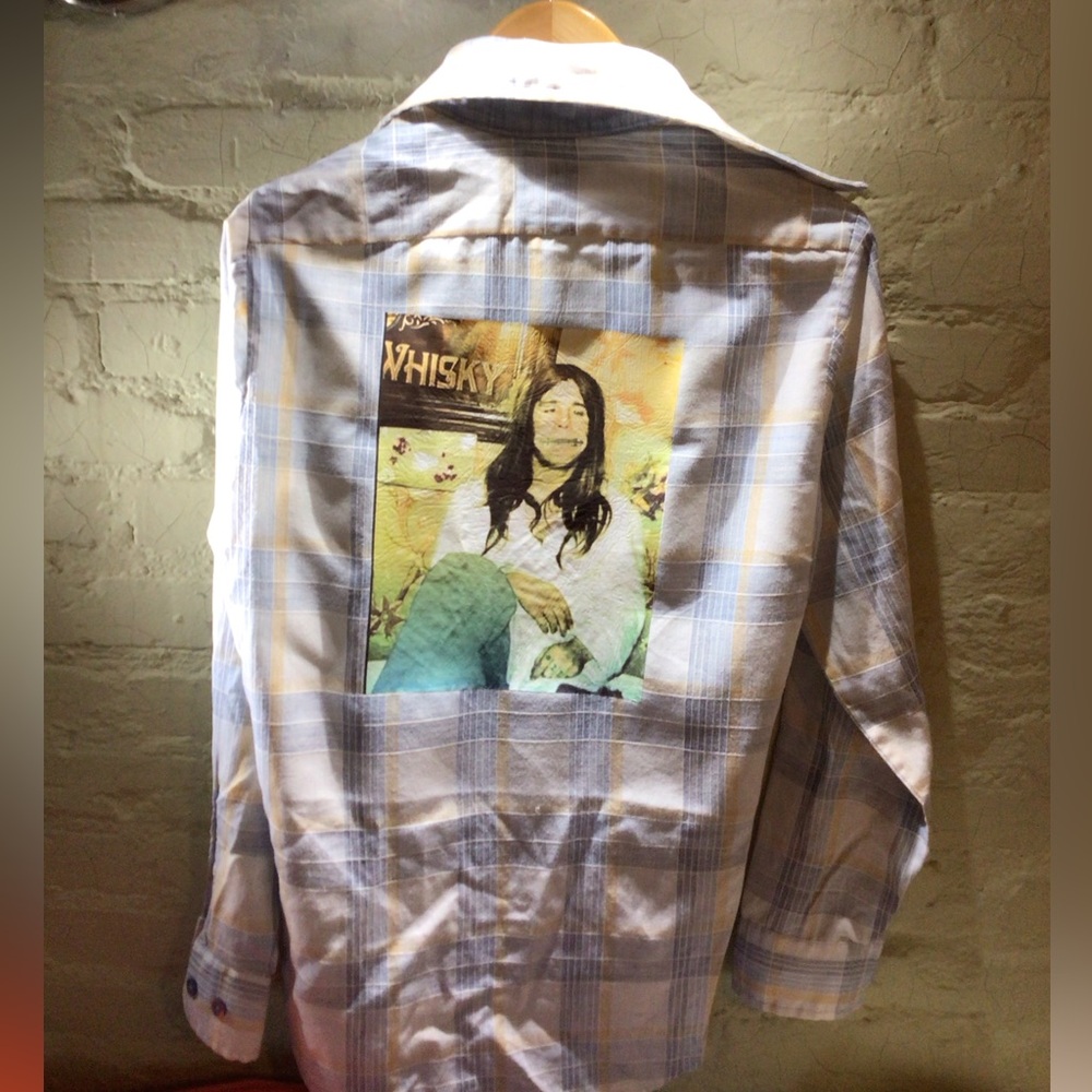 NEW! Upcycled RareOzzy Button-Up vintage shirt